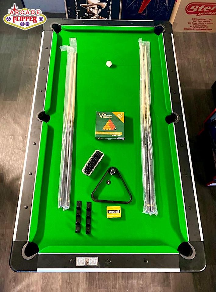 Billard Sardi à monnayeur — modèle Pool Anglais 7ft pour bar et restaurant