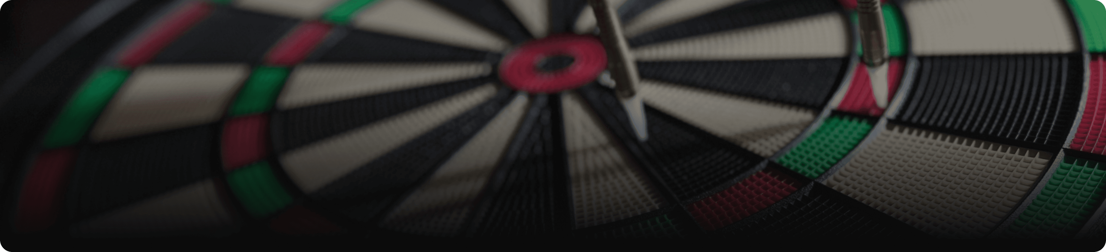 Cible de fléchettes électroniques Phoenix Dart en gros plan